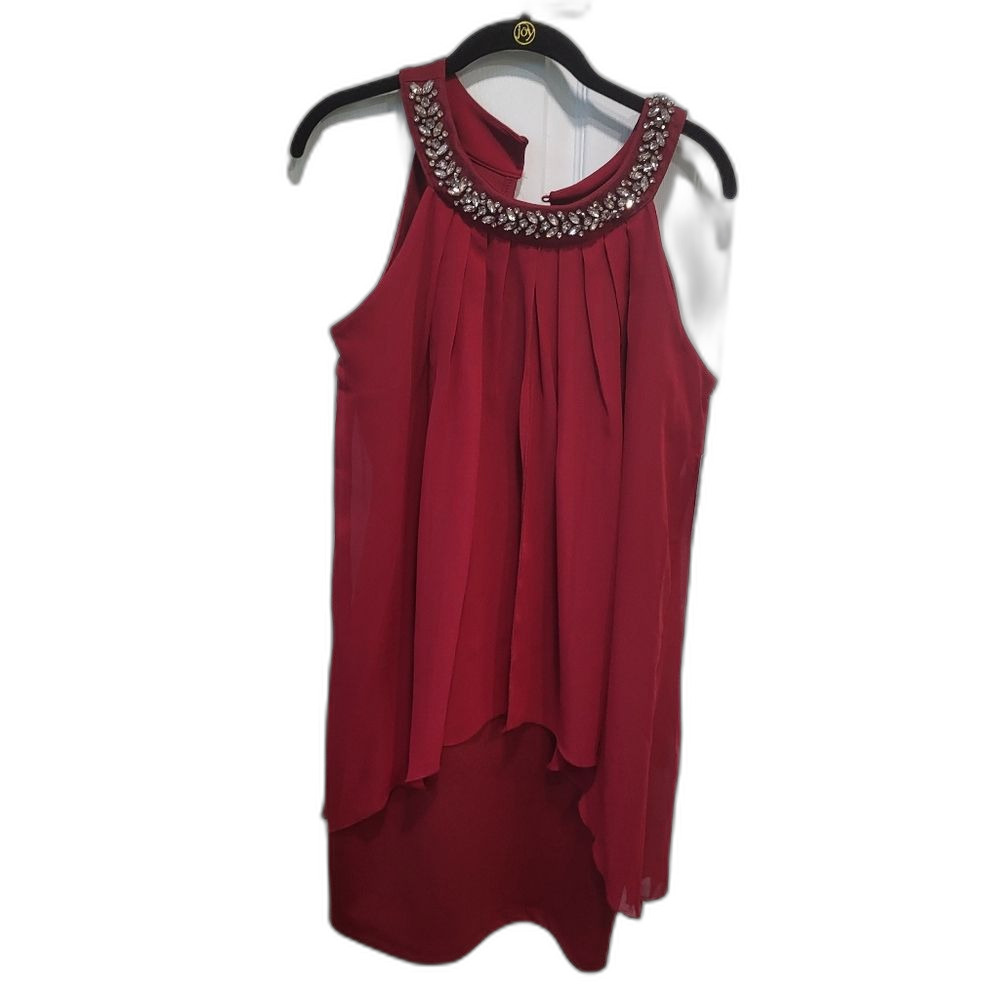NEW Jeweled Collar Dress size 12.